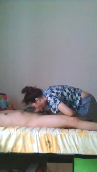Submissive Teen Chinese Slut Sucks My Dick and Swallows My Cum