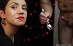 Cumpilation #4! 10 Cumshots! 20 Mins of: Mouthfuls! Facials! Eating Cum From a Spoon! Cum on Food!