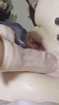 I Take Turns Fucking My Sexy Asshole with 2 Dildos