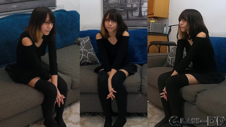GLASSDP: 痩せた18歳の少女がカメラの前で尻を犯される