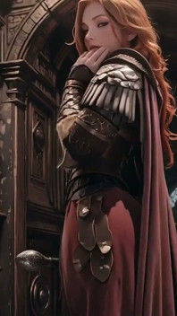 Red Queen's Epic Journey! Cold Beauty in the Gothic Hall, a Lazy Warrior Under Heavy Armor?