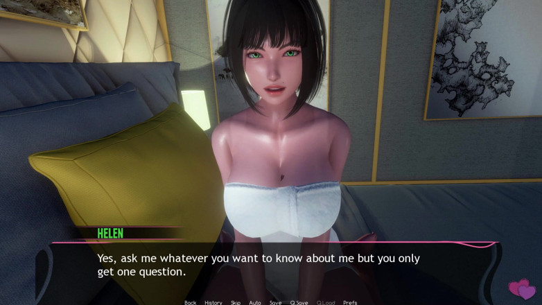 3D Cartoon Porn: Murmur 14: Adam और टीचर Helen Love होटल स्तन प्रेस चुंबन और खुद उंगली