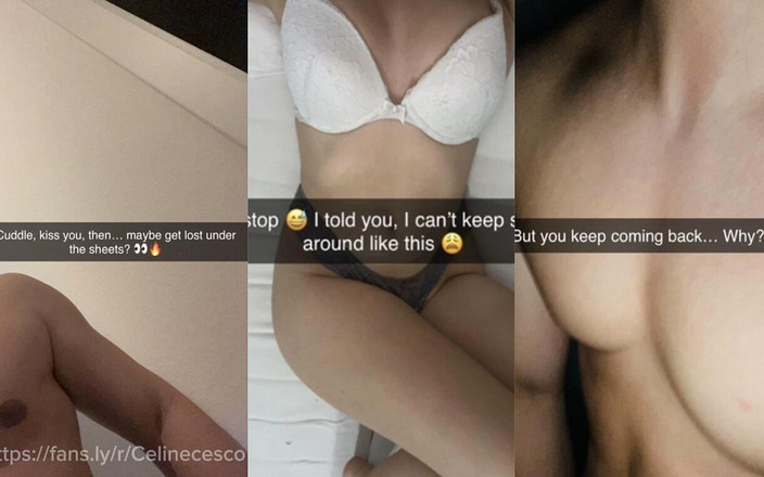 Celineandcesco: Nadržená manželka to chce teď, ale manžel není poblíž, takže...