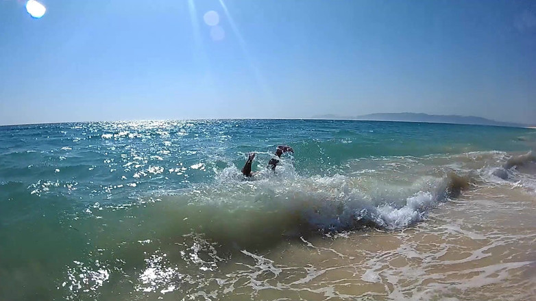 DreamStudioCouple: Desnuda en la playa