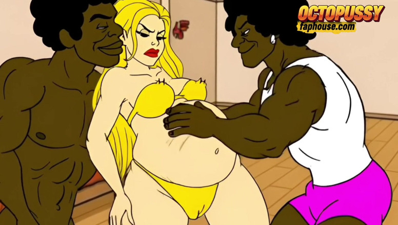 Octopussy Lovers Club: Il marito cornuto guarda un ragazzo di colore che si...