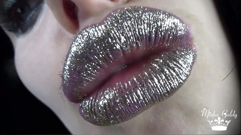 Goddess Misha Goldy: Pop pro moje velké lesklé rty: odpočítávání mrdky!