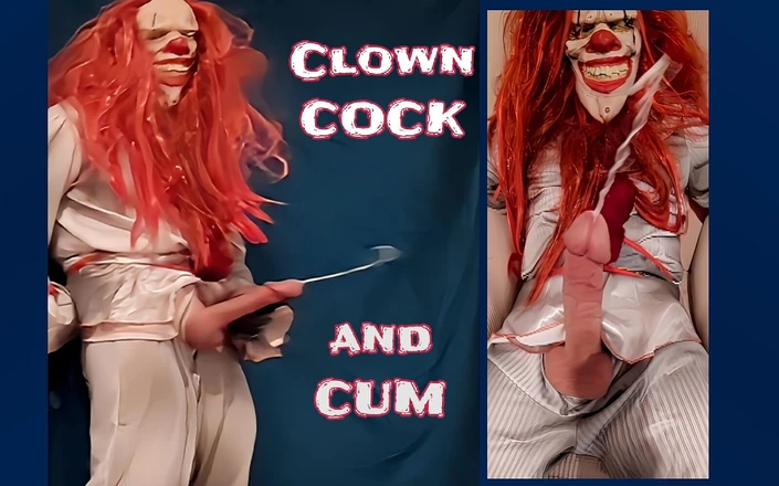 Biggyshots: Clown Porn Clown Big Cock and Cumshots