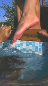 Pool Toe Sucking Slave