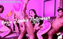 Latina&#039;s favorite daddy: Zombi bbc y creme orgía de halloween 2023 en Las Vegas