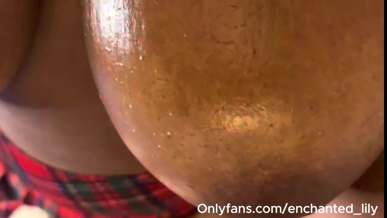 Enchanted Lily: Close up of Mistress Pegging Sex Doll