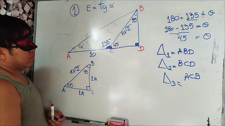 Rosaroja: Trigonometria: triangoli notevoli - Esercizio 1