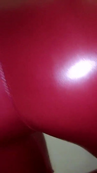 Ngentot cewek seksi dengan legging kulit