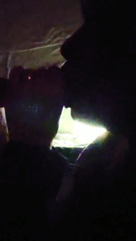 Smoking blowjob in the dark