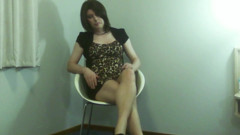 EmmaLeeTV - Nylon Fetish Tranny: Şişkin külotlu çorap ve göt deliği