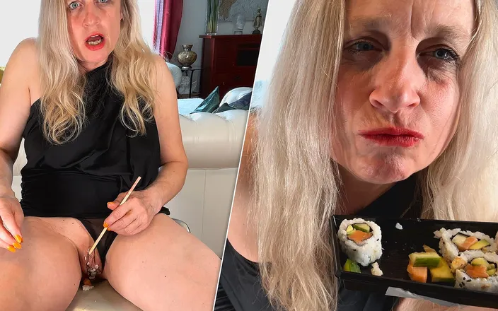 Prolapse Queen: Great Sushi Fun with Hot Prolapse Shots