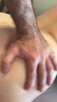 College girl gets stuck and caught by stepdad