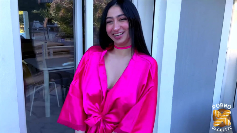 Porno Baguette: Didi, with Her Big Boobs, Get Fucked by Two Cocks
