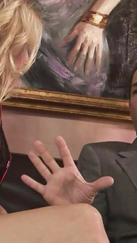 Blonde Mature Secretly Fucked in Hairy Pussy by Representative
