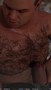 Stepdaddy May Love - Hairy Daddy with Big Cock Gets a Sloppy Blowjob While He Fingers My Ass