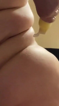 Bbwbootyful - Oiling my body playing with my fat pussy