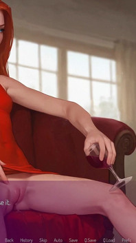 Otrogen fru som har kul med sin pojkvän medan hon pratar i telefon med sin man - 3D Hentai animerad porr - Mila Ai