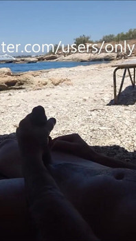 Masturbation on The Beach