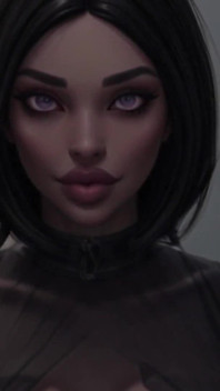 Goth Inspired Hentai Woman (slideshow)
