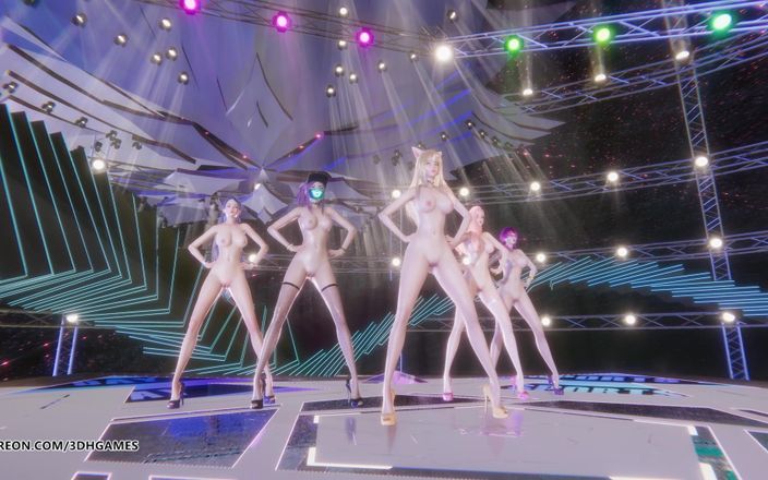 3D-Hentai Games: [mmd] Secret Number - Got That Boom Ahri Akali Seraphine Kaisa...