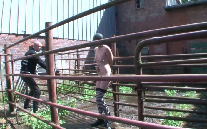 BDSM Deutschland: Buiten op de boerderij met fokken en orde, wie niet...