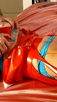 2470eoss - フランスの素人、着衣セックス、サテンランジェリー、タイトなライクラドレス、アナル舐め、フェラチオ、後背位