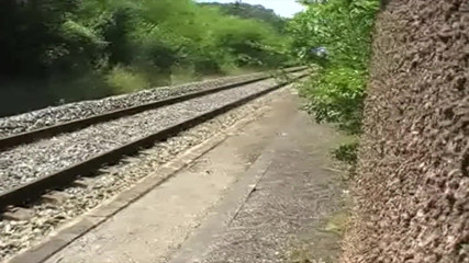 FRENCH AMATORS SEXTAPES: Amazing exhib with twink fucked in exhib train rail