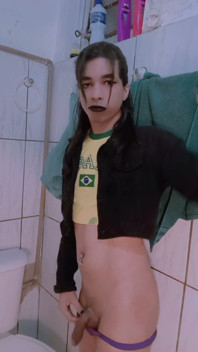 She Is a Slut in Panties Cock Delight Carla Woman Transvestite