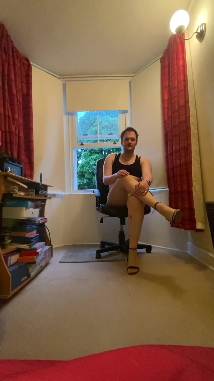 Ava Maxwell: JOI in Tan Stockings 