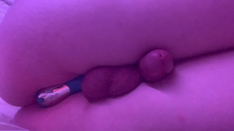 Brashen: No Hands Cumshot From Anal Vibrator
