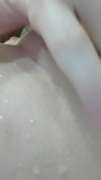 Hot Brunette Squirts in the Bathroom