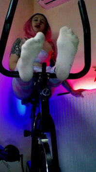 Lady Angela Smelly Dirty White Socks