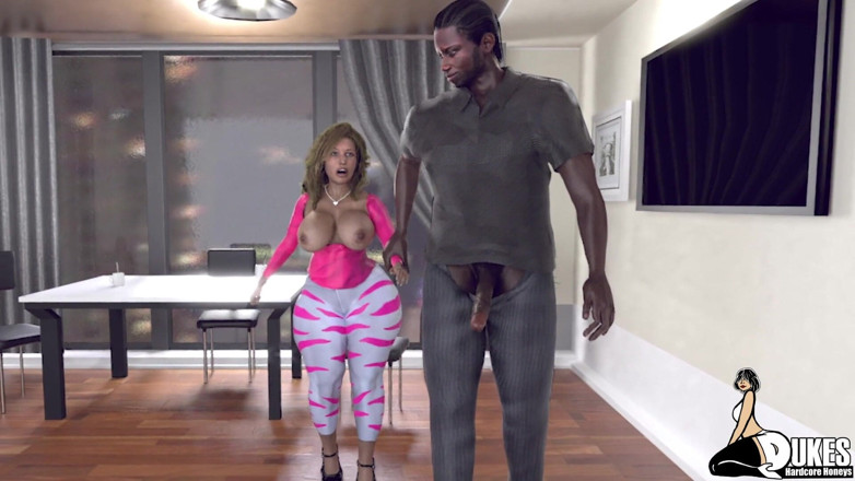 Dukes Hardcore Honeys: Throat fucking my big booty step mother