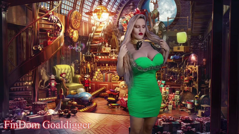 FinDom Goaldigger: Magická transformace v medvěda pro nový rok!