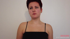 Test-Shoots: Seksi lise öğrencisi kabarık meme uçları sahibi Marija ile çıplak video seçmeleri