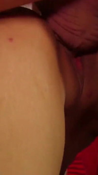 Shy redhead bents down for some anal sex