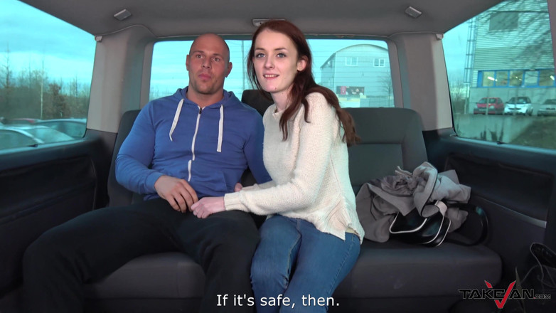 Take Van: Crazy ginger slut thinks that she will direct the fuck...