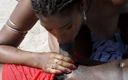 Dark Extreme: Ebony vixen thổi bbc và bị nện trên bãi biển