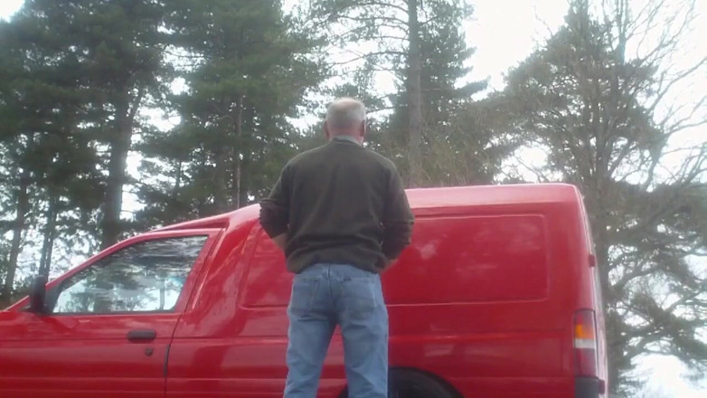 Movies by Louise: Flashing in the gloryhole van (solo)