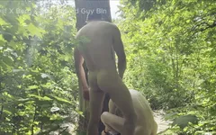 Utomhus knull i parken