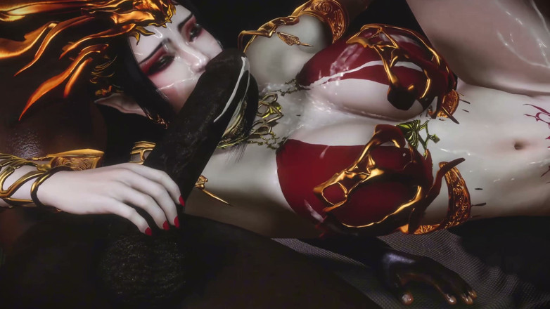 Why fuck so hard: 3D Big Boobs Cosplay Super Model Have Gangbang Sex