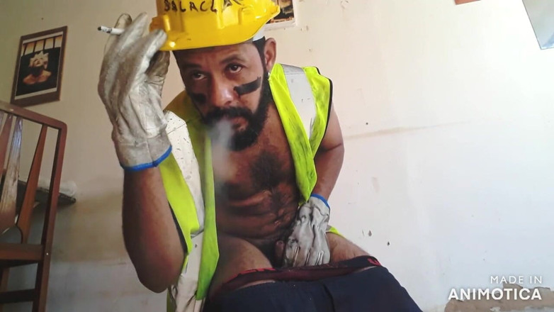 Stink HairyMale: Vestindo calcinha suja
