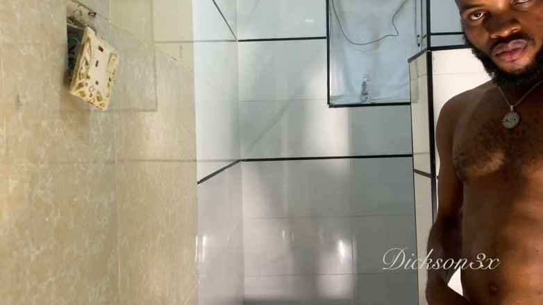 Dickass3x: Banging His Ebony Bussyasshole in the Bathroom