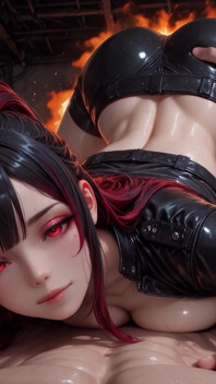 Hell Huntress Vexara - Gates of Fire POV - Ai Generat