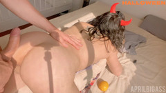 April BigAss: Sborrata anale con limone dentro la mia figa distruzione assoluta !!...