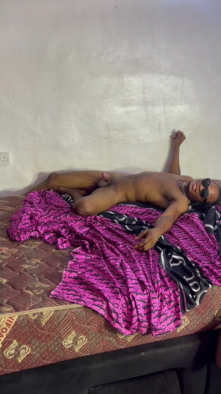 Africagirl: His Big Dick Cumshot My Little Fertile Shaved Pussy